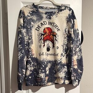 Dead Inside But Caffeinated Long Sleeve Shirt